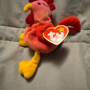 Ty Teenie Beanie Babies “Strut” the Rooster NWT 1993